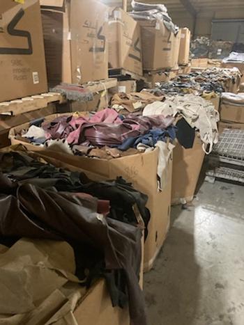 Scrap leather