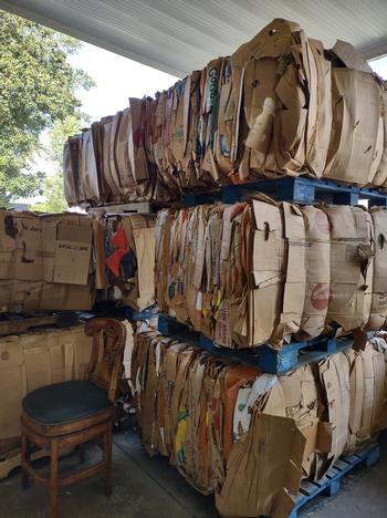 Baled Cardboard